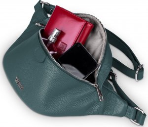 Vezze Saszetka Skórzana Vezze Pancia Turkusowa 6