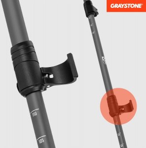 Graystone LA Ltd Kije trekkingowe składane Graystone G5 Gray 6