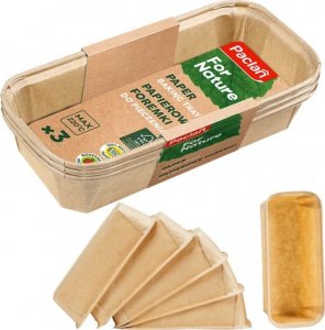 Paclan Foremki papierowe duże do pieczenia Keksówki 1
