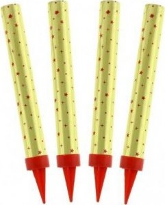 Triplex Fontanna tortowa 10 cm raca na tort urodziny 4szt 1