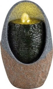 Kaemingk Fontanna owalna z podświetleniem led 28cm ogrodowa 1