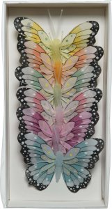 Kaemingk Ozdoba motyle na drucie dekoracyjne kolorowe owady 1