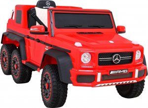 Mercedes Auto na alumulator G63 6x6 AMG Czerwony 12