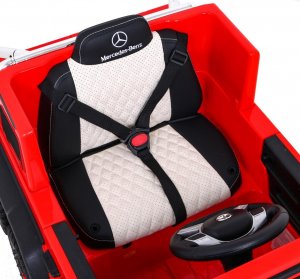 Mercedes Auto na alumulator G63 6x6 AMG Czerwony 15