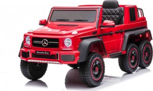 Mercedes Auto na alumulator G63 6x6 AMG Czerwony 3
