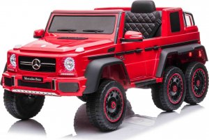 Mercedes Auto na alumulator G63 6x6 AMG Czerwony 4