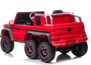 Mercedes Auto na alumulator G63 6x6 AMG Czerwony 5