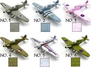 Jokomisiada Model do składania Samolot Hawker Hurricane ZA2588 5