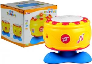 Lean Duży Interaktywny Bębenek Muzyczny Światełka 19 cm 1