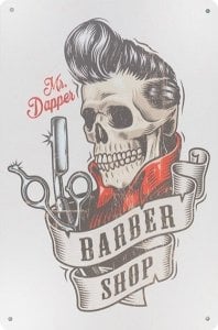 Activeshop TABLICA OZDOBNA BARBER B023 1