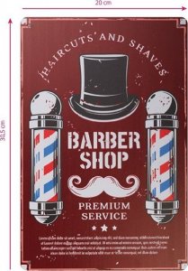 Activeshop TABLICA OZDOBNA BARBER B030 2
