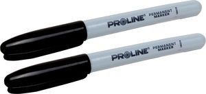 Pro-Line Markery perm. "okrągłe" 2 szt. czarne PROLINE - 38032 1