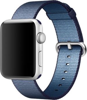 Apple Pasek z plecionego nylonu w kolorze nocnego błękitu do koperty 42 mm (MPW82ZM/A) 2