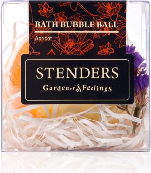 STENDERS Bath Bubble Ball musująca kula do kąpieli Apricot 115g 1
