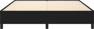 vidaXL vidaXL Rama łóżka, czarna, 180x200 cm, obita tkaniną 5