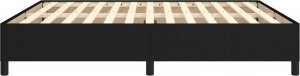 vidaXL vidaXL Rama łóżka, czarna, 180x200 cm, obita tkaniną 6