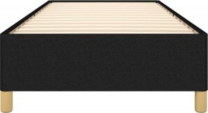 vidaXL vidaXL Rama łóżka, czarna, 80 x 200 cm, tapicerowana tkaniną 5