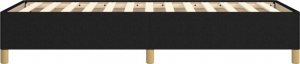 vidaXL vidaXL Rama łóżka, czarna, 80 x 200 cm, tapicerowana tkaniną 6