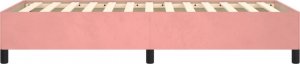 vidaXL vidaXL Rama łóżka, różowa, 100 x 200 cm, tapicerowana aksamitem 6