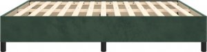 vidaXL vidaXL Rama łóżka, ciemnozielona, 160x200 cm, tapicerowana aksamitem 6