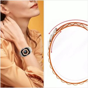 Tech-Protect TECH-PROTECT NYLON PRO APPLE WATCH 4 / 5 / 6 / 7 / 8 / SE / ULTRA (42 / 44 / 45 / 49 MM) ORANGE 5