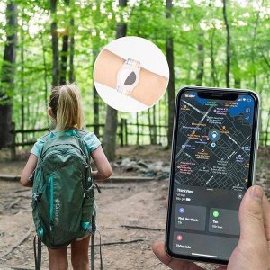 Tech-Protect Pasek na Apple AirTag dla dzieci, z nylonu, niebieski 3