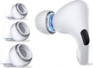 Tech-Protect TECH-PROTECT EAR TIPS 3-PACK APPLE AIRPODS PRO 1 / 2 WHITE 1