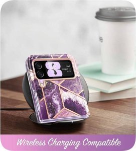 Supcase SUPCASE COSMO GALAXY Z FLIP 4 MARBLE PURPLE 6