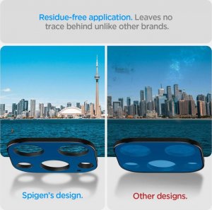 Spigen OSŁONA APARATU SPIGEN OPTIK.TR CAMERA PROTECTOR 2-PACK IPHONE 14 PRO / 14 PRO MAX BLACK 12