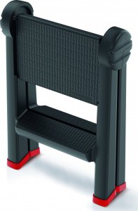 Kistenberg Titan Drabina wolnostojąca dwustronna tworzywo sztuczne 2 stopniowa (KLD4565-3020) 2