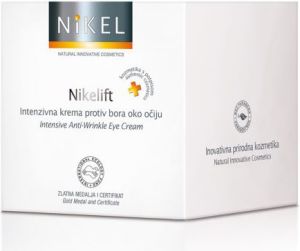 Nikel NIKELIFT Przeciwzmarszczkowy Krem pod oczy z Pomarańczą, kwiatem Immortelle, olejkiem sezamowym i wit. E 15ml 2