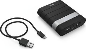 Powerbank Hama Power Pack Joy 10400 mAh czarny 2x2,1A (001374930000) 2