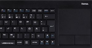 Klawiatura Hama Uzzano 3.1 Bezprzewodowa Czarna UK (441730910000) 9