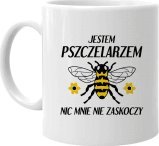 Koszulkowy Jestem pszczelarzem nic mnie nie zaskoczy - kubek z nadrukiem 1