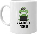 Koszulkowy Żajebisty admin - kubek z nadrukiem 1