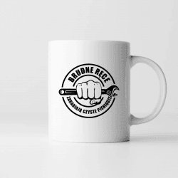 Koszulkowy Brudne ręce zarabiają czyste pieniądze - kubek z nadrukiem 2