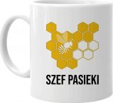 Koszulkowy Szef pasieki - kubek na prezent dla pszczelarza 1