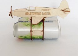 Koszulkowy Piwolot odlotowego faceta - samolot na piwo z grawerem 2