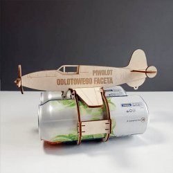 Koszulkowy Piwolot odlotowego faceta - samolot na piwo z grawerem 4