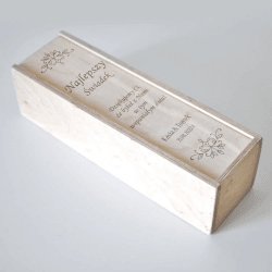 Koszulkowy Zestaw podarunkowy dla świadków - produkt personalizowany z grawerem 6