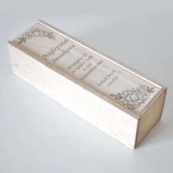 Koszulkowy Zestaw podarunkowy dla świadków - produkt personalizowany z grawerem 7