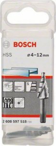 Wiertło Bosch Wiertlo stopniowe ze stali HSS 4-12mm 3
