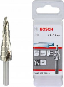 Wiertło Bosch Wiertlo stopniowe ze stali HSS 4-12mm 7