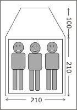 Namiot turystyczny King Camp Holiday 3 KT3018 Namiot (80003) 2