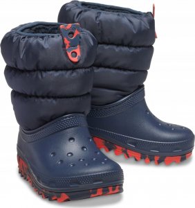 Crocs Crocs Classic Neo Puff Boot Kids 207684-410 Granatowe 33/34 1