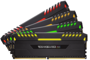 Pamięć Corsair Vengeance LED, DDR4, 32 GB, 3333MHz, CL16 (CMR32GX4M4C3333C16) 1