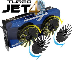 Karta graficzna Palit GeForce GTX 1080 Ti GameRock 11GB GDDR5X (352 bit), DVI-D, HDMI, 3xDisplayPort, BOX (NEB108TT15LCG) 4