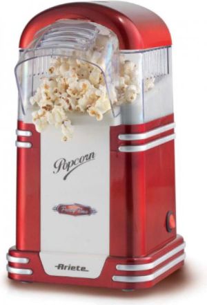 Maszynka do popcornu Ariete Urządzenie do popcornu Ariete Popcorn Popper 2954 (1100W; kolor czerwony) (2954) - AGDAIEPOP0001 1