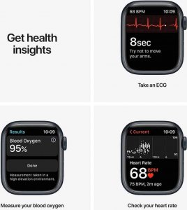 Smartwatch Apple Watch Series 7 GPS 41mm Niebieski 5