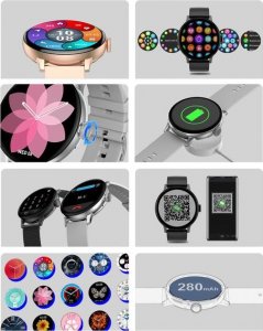 Smartwatch DT No.1 DT2+ Srebrny 6